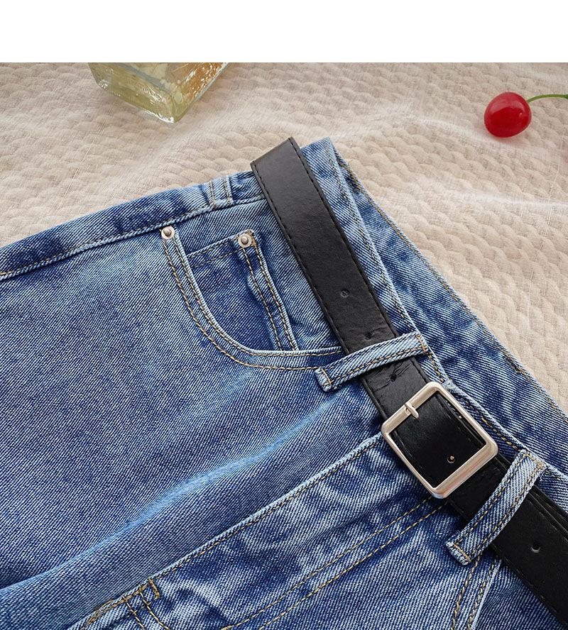 Women's Summer Retro High Waist Slim Carrot Jeans
