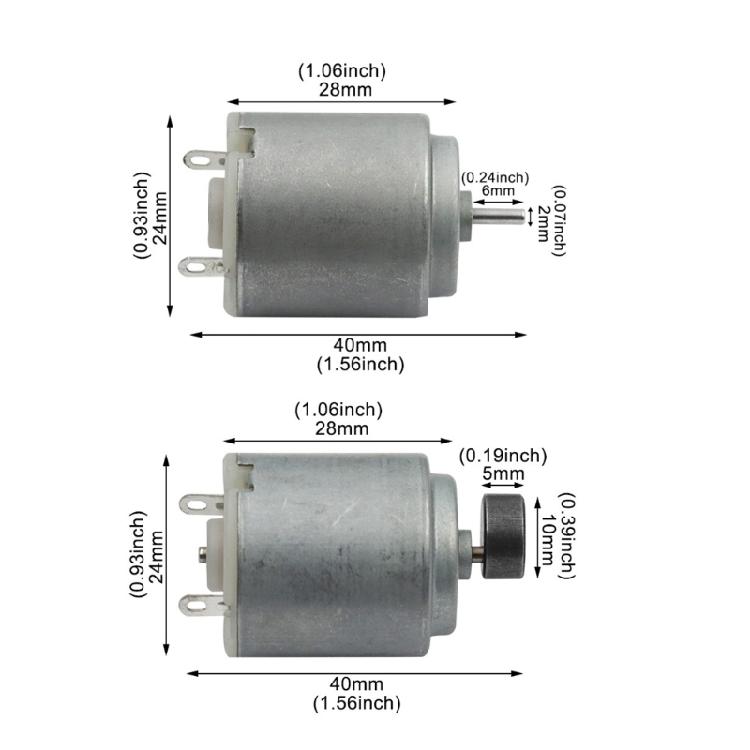 Electric Mini DC Motor 260 Micro Motor for Remote Fly Model Toy Diy Toy Model
