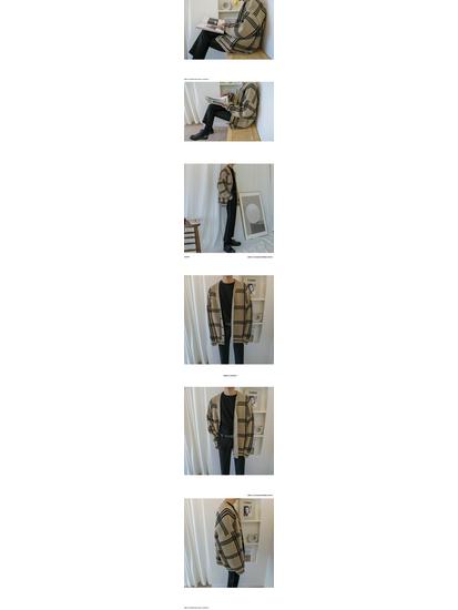 Autumn Men's Korean Trend Loose Knit Cardigan Sweater