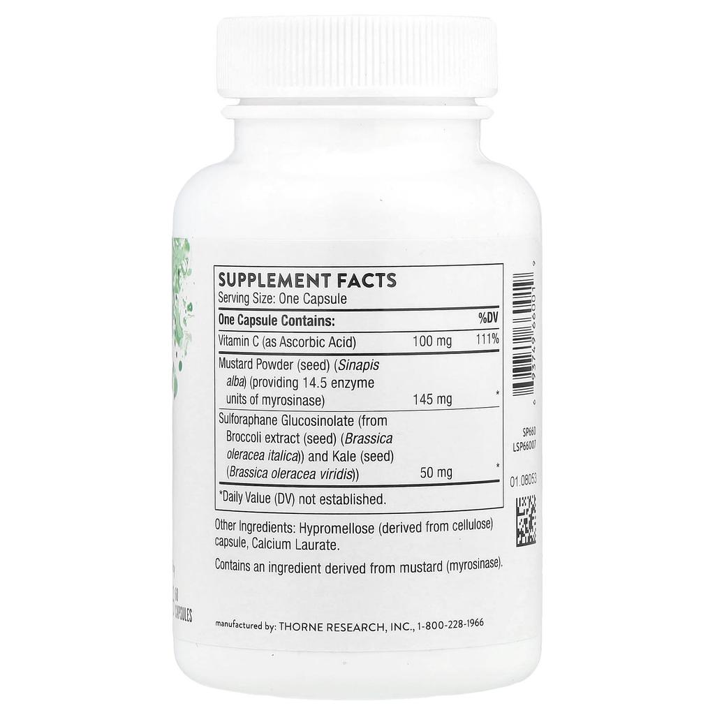 Ekstrakt z nasion brokułów, 60 kapsułek