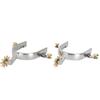 1Pair Stainless Steel West Style American Type Unisex Not Rust Spurs Accessories