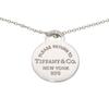 Použité TIFFANY&Co. Náhrdelník Return to round heart Stříbro925 4,0g Stříbro TIFFANY & Co. Modré doplňky