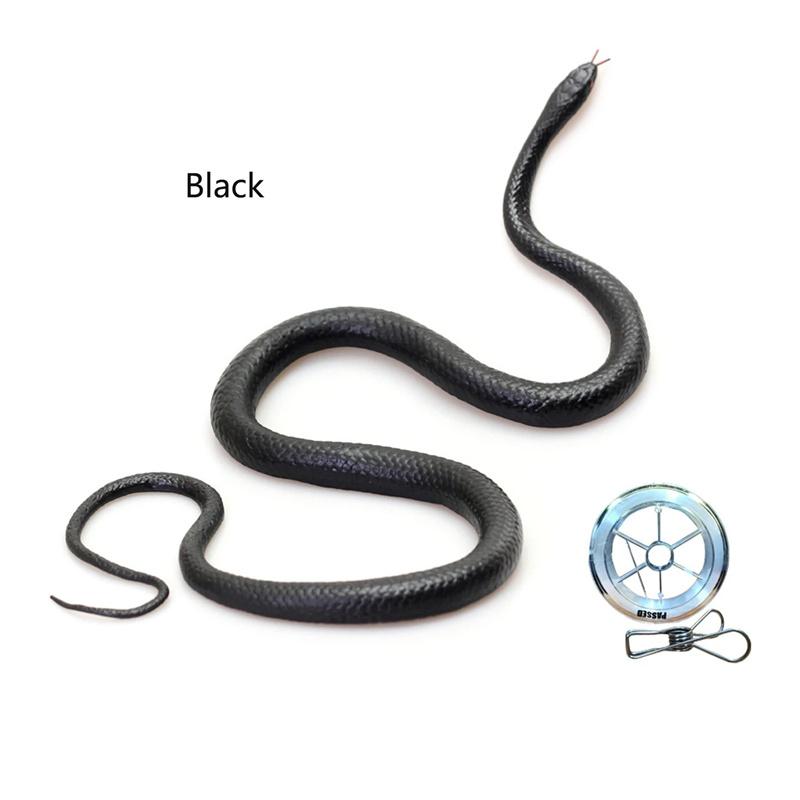 Snake Prank with String Clip Realistic Rubber Snake Prank for Teasing Friends Funny Prank Kit for Adults Prank Stuff