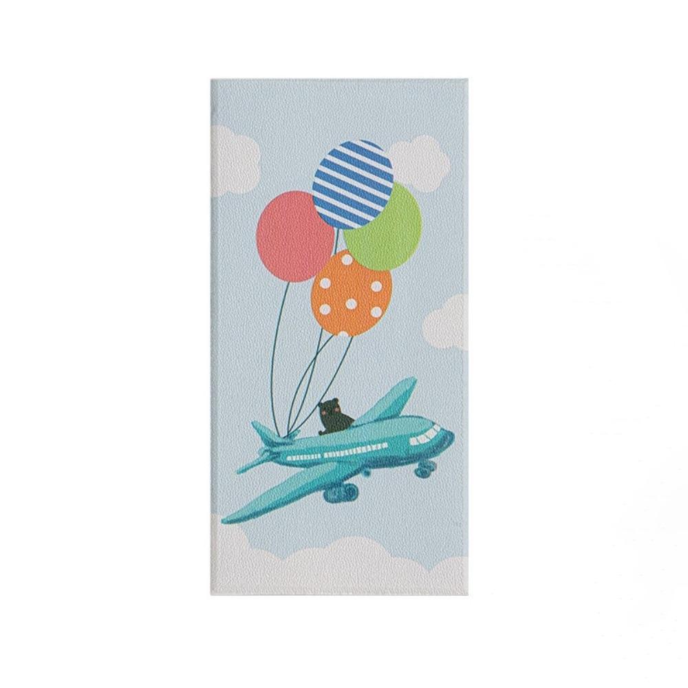 

Новая 3D наклейка на стену с защитой от столкновений, милые мультяшные обои, самоклеящийся водонепроницаемый настенный коврик, подушка для детской спальни