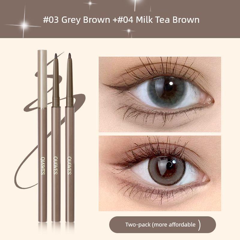 Extremely Fine Eyeliner Glue Pen Not Smudge Waterproof Sweat-Proof Long-Lasting Eyelid down to Crouching Silkworm Newbie Beginner Makeup Artist