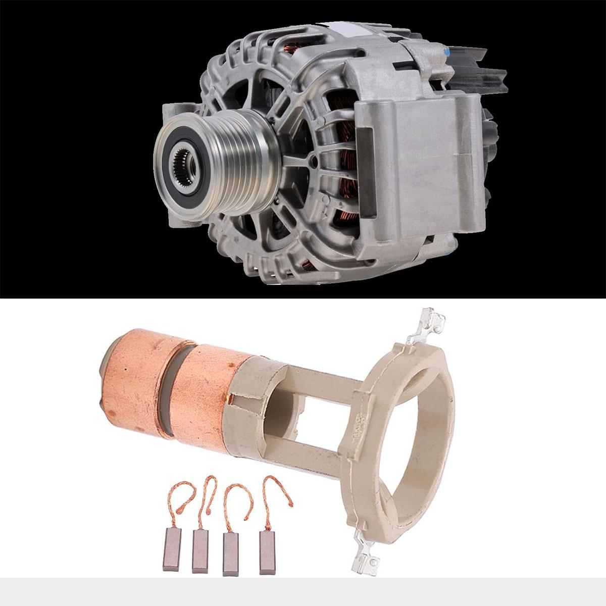 

Комплект колец и щеток генератора 230090 Замена для генераторов Автоаксессуары One Size хаки