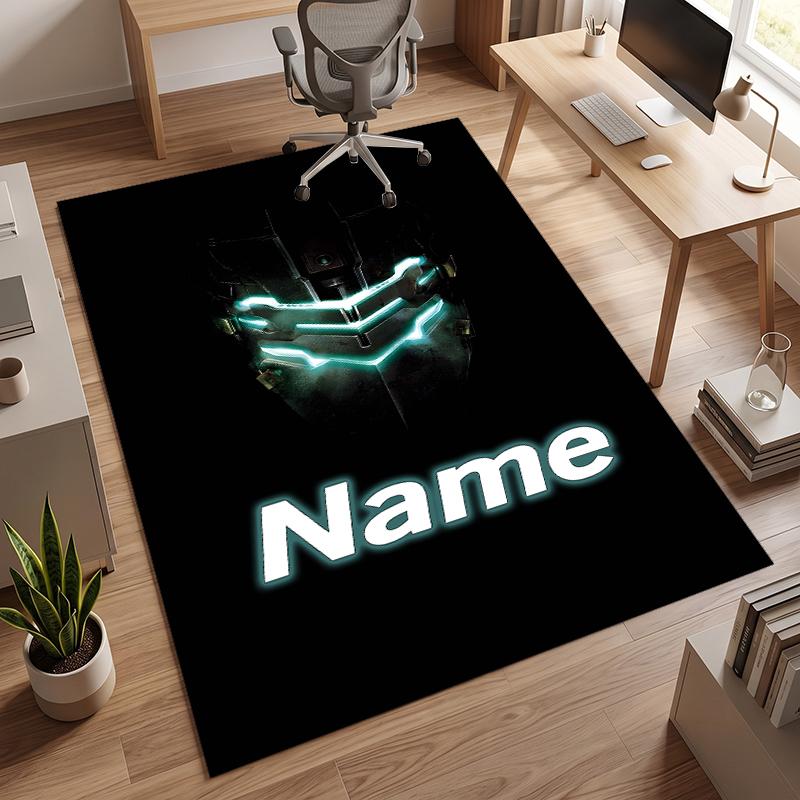 Dead Space (1) Personalized Name Office Carpet Stylish Decor for Living Room Bedroom Kitchen