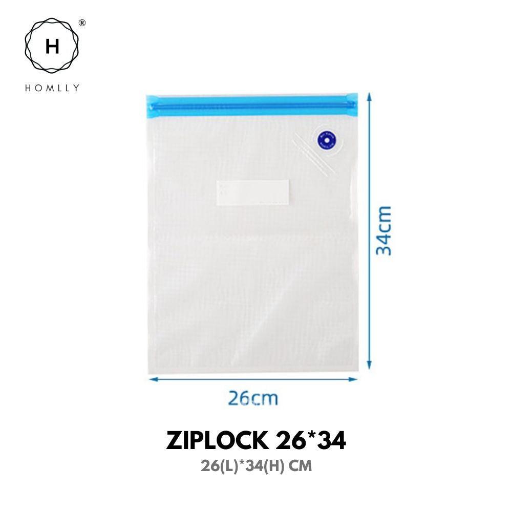 Homlly Reusable Sous Vide Food Vacuum Sealer Ziplock Bags (10 pcs set)