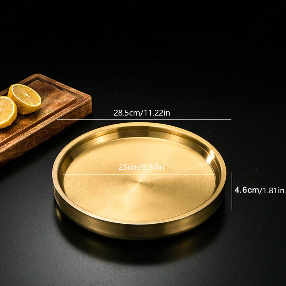 Stainless Steel Cold Tray, Appetizer Cold Plate with Ice Platter, Party Ice Tray, Food Fruit Cooled Shrimp Cocktail Plate