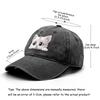 Cute Cat Print Snapback Sun Hat Cat Avatar Woman's Cap Cozy Adjustable Strap Baseball Hat Perfect For Outdoor Accessory