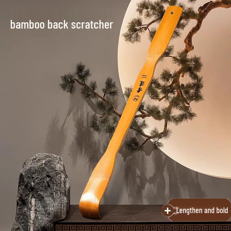 

Бамбукова Дерев яна Чесалка для Спини та Масажер - Багатофункціональний Інструмент для Полегшення Свербіжу
