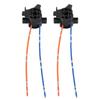 2 Stück Scheinwerfer H7 Sockelstecker DC12 bis 24V H7 Scheinwerferanschluss-Adapter Kabelbaum Ersatz für Sorento