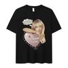 90s Sabrina Carpenter Music Tour Graphic T Shirts Man Women Retro High Quality Fashion T-shirt Cotton Oversized Tshirt