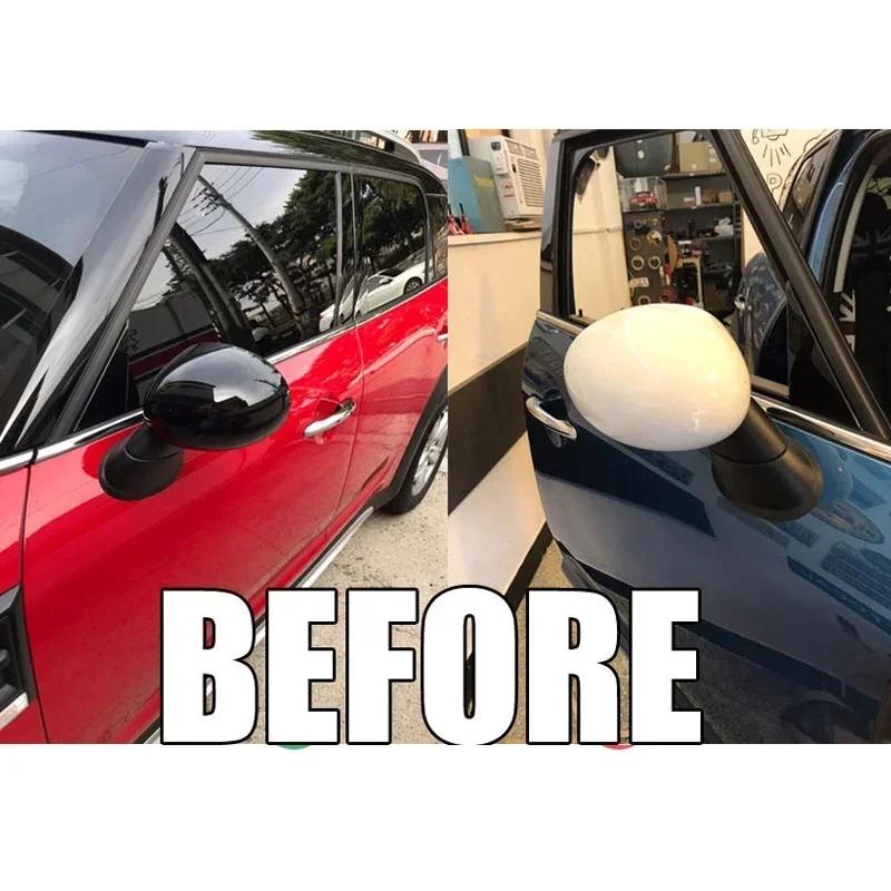 2PCS/SET For Mini Cooper F54 F55 F56 F57 F60 Before July 2019 Car Outside Rear View Mirror Covers Stickers Car Accessories