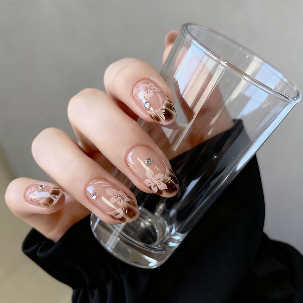 Abnehmbarer Nagelbohrer-Kollektion Europäischer und Amerikanischer Stil Französisches Rechteck Trage-Nagelpads