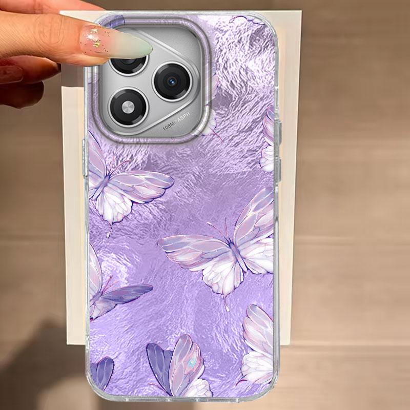 Hülle für Honor 400 Lite 200 Pro 200 Lite X9c X9a X8b X8a 5G Handyhülle Rosa Grün Schmetterling Farbverlaufsmuster Für Honor 200 Taschen