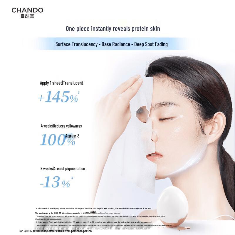 CHANDO Nicotinamide Brightening Ampoule Mask