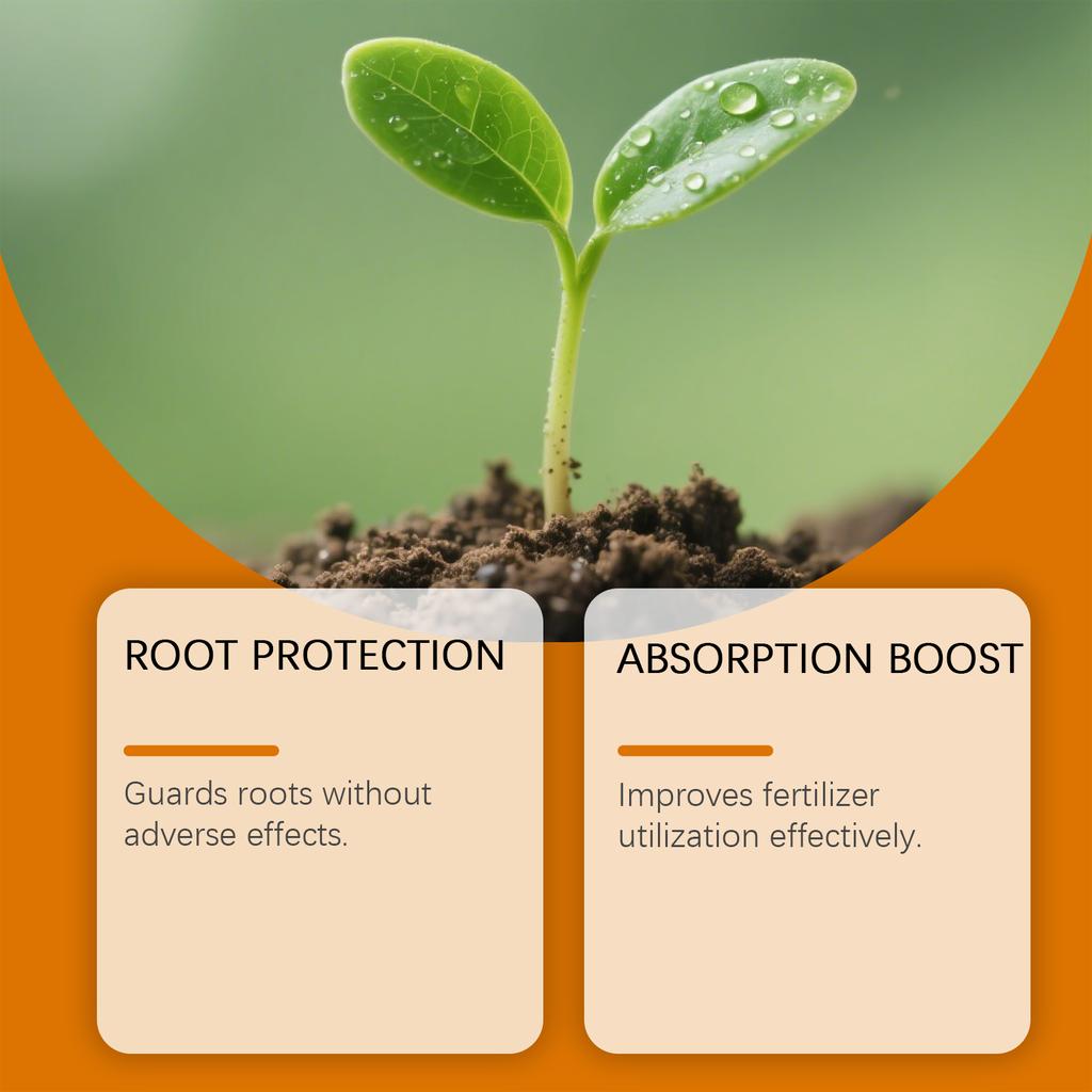 Порошок для росту рослин, Універсальний порошок для посадки для коренів рослин, Поглинання ефективності добрив та догляд за посівами.