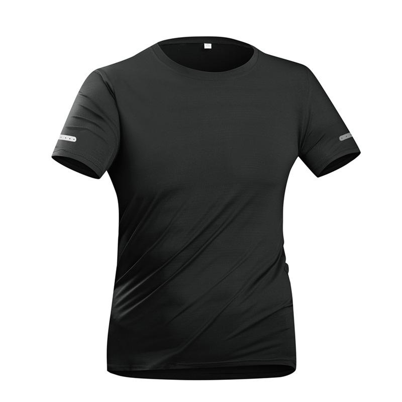 Camiseta de Seda de Hielo para Hombre Verano Ligera de Secado Rápido Camiseta Superior para Hombre Casual Ropa Deportiva Refrigerante, Transpirable, Corte Holgado Camisa de Manga Corta para Hombre