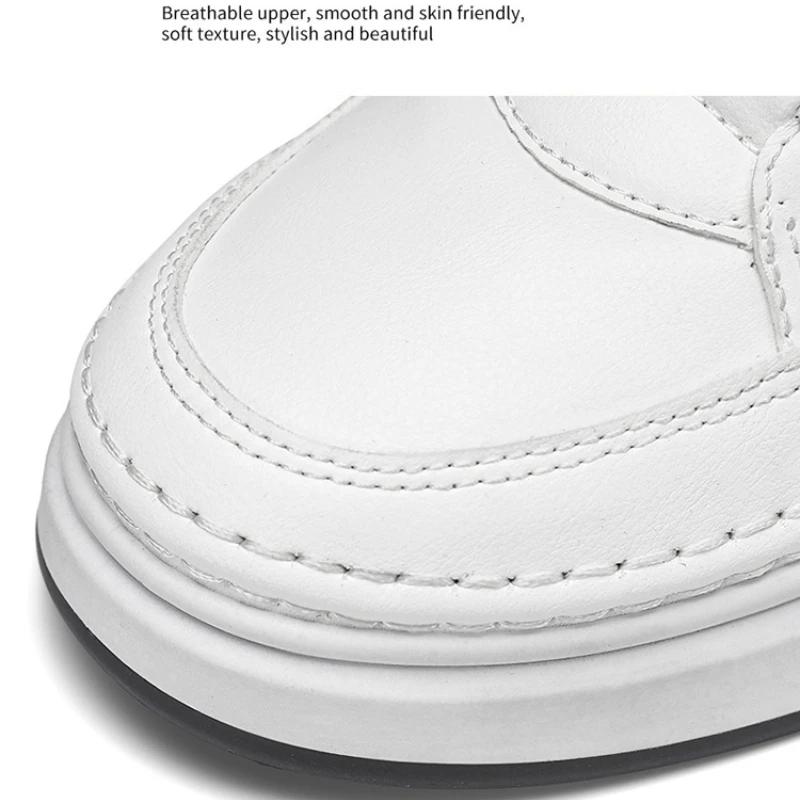 Luxury Men Leather Shoes Fashion Comfortable Casual Shoes for Men Breathable Non-Slip Sneakers Designer Tenis Men Walking Shoes