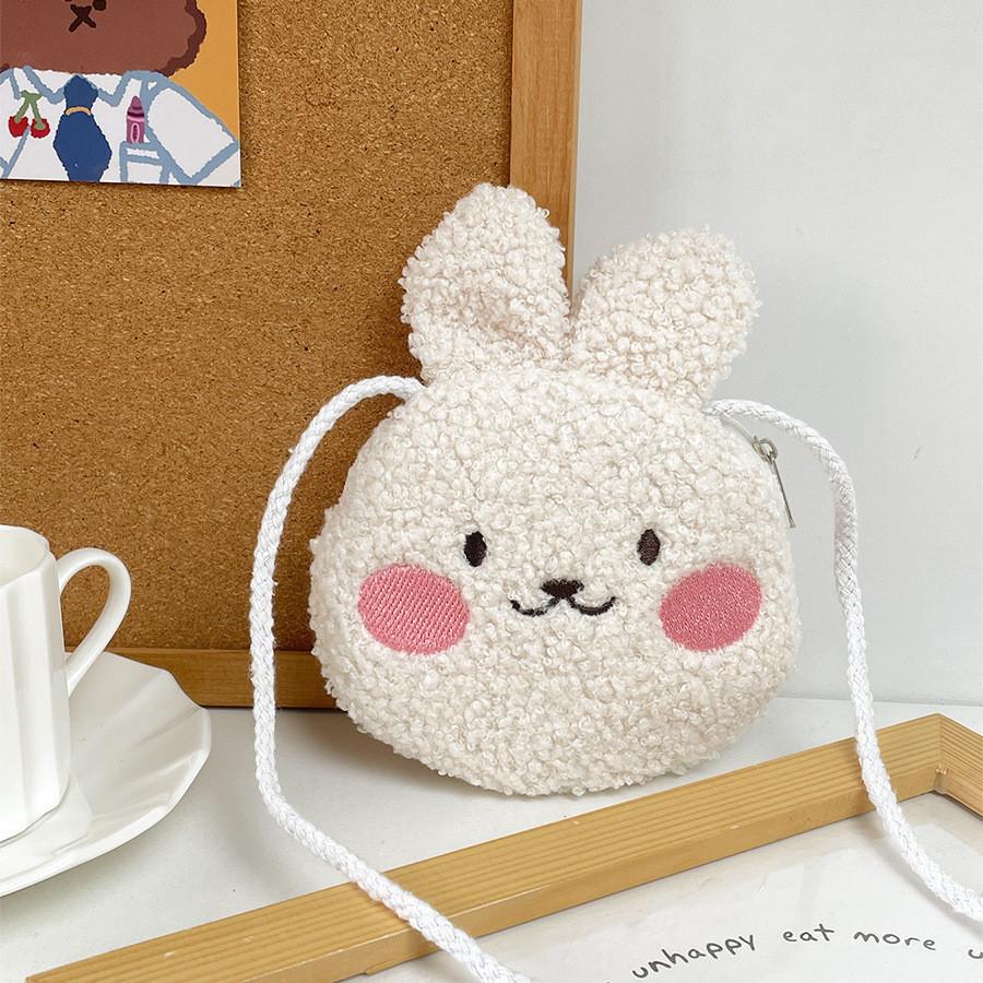 Adorable Plush Kids Shoulder Bag Cute Cartoon Design For Boys And Girls Toddler