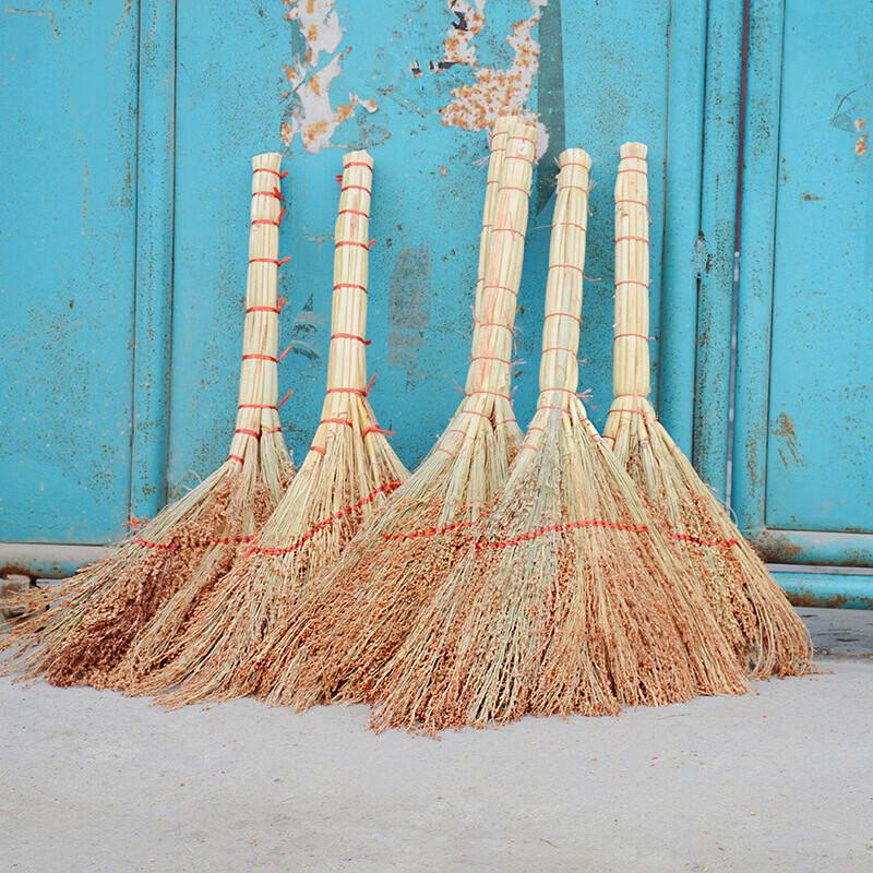 Hengxin Ruichu Thickened Sorghum Broom Set (3-Pack)