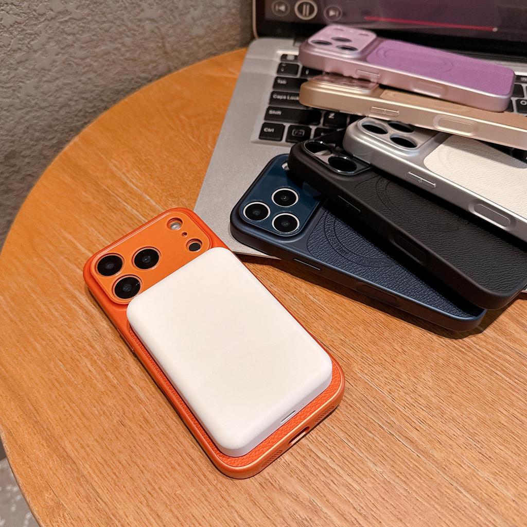 Premium Faux Leather Magnetic Case for iPhone 17 Pro Max - Full Coverage, Stylish Design
