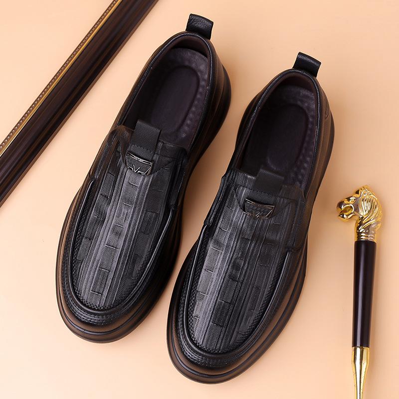New Designer Business Casual Dress Shoes for Men Fashion Spring Autumn Fashion Driving Shoes Male Solid Color Casual Loafers Man