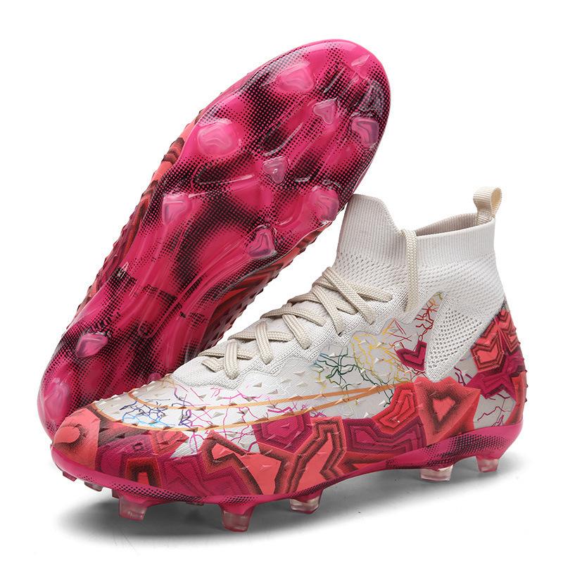 

Manufacturers help 2025 football shoes with long broken nails Male and female adult students artificial turf training competition sports shoes 33