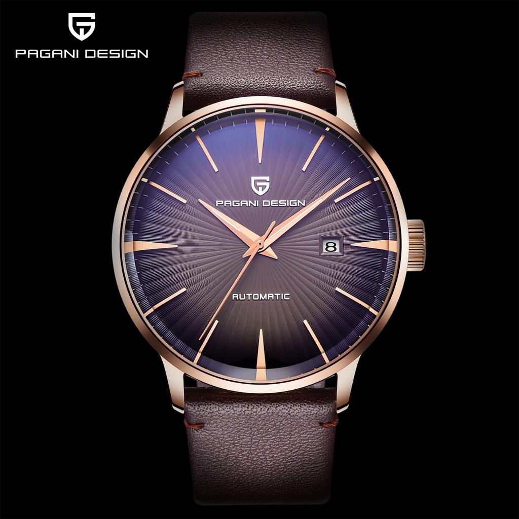 PAGANI DESIGN New Mechanical Watch Seagull 2813 Movement 43mm Stainless Steel Case 100M Water Resistance Men's Watch PD2770