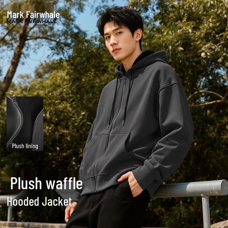 Mark Fairwhale Men s Retro Fleece-Lined Hooded Sweatshirt M