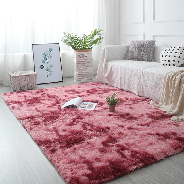 Carpets For Large Living Room 160x230 Nightstands Bedroom Floor Covering Mats Pink Fluffy Interior Entrance Coffee Tables Rugs 