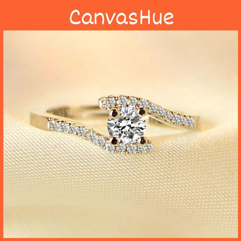 Stilvoller Kupferring in Sternform mit Diamant-Inlay Verstellbares offenes Design für Damen