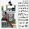 Military Watchtower Building Blocks Set Creative DIY Construction Toys Kids Boys Birthday Gifts Educational Assemble Bricks