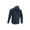 Under Armour Sun Protection Solid Color Zip Hoodie Sports Woven Breathable Jacket Men Jackets Gray 1370494-044