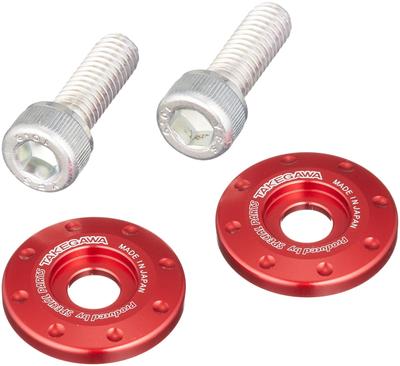 Spezialteile Takekawa 09-11-0096 Aluminium Scheinwerferverkleidung Seitenfarbe Rot Z125 PRO Cross Cab