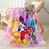1pc Little Pony Friendship blanket Soft and Warm for Sofa Office Camping Travel Livingroom Great Gift for Friends and Family Comfortable