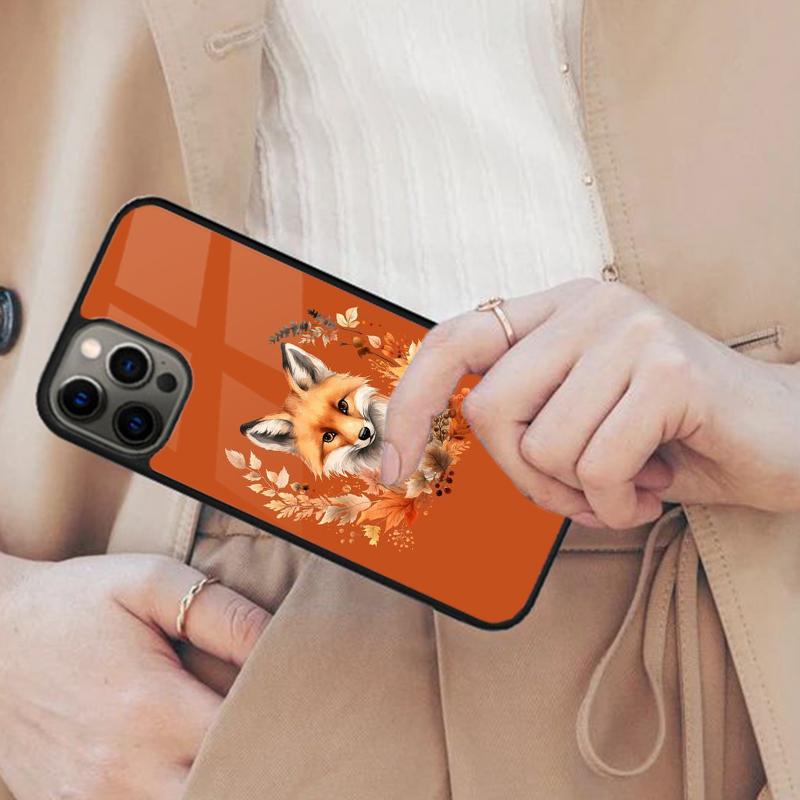 Cute fox in watercolour background Magnetic Phone Case For APPLE iPhone 17 Air 16 14 13 12 Pro Max 15 Plus MagSafe Cover