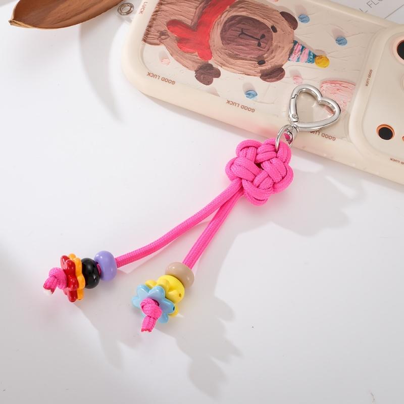Portable Mobile Phone Universal Lanyard, Star Bag Pendant Adjustable Wrist Short Lanyard, Dopamine Multi-Functional Lanyard
