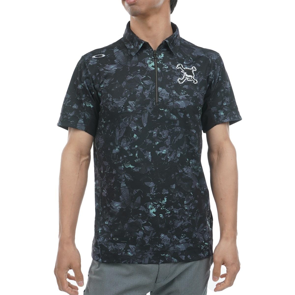 

Oakley Modern SKULL GEO FOLIAGE SHIRT BLACK Size S Size Men s (00G) PRINT, (Japanese M)