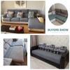 1/2/3/4 Seater Waterproof Jacquard Fabric Sofa Seat Cushion Cover Velvet Anti-Slip Furniture Protector Pet Kids Stretch Washable Sofa Cover