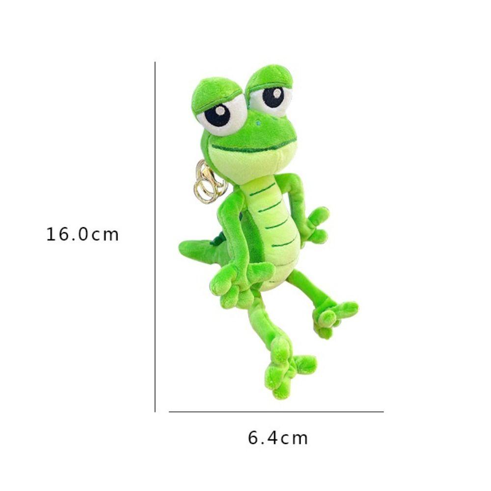 Stuffed Animals Lizard Doll Keychain Bag Pendant Lizard Green Pendant  Jewelry Backpack