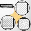 32Pcs Sashiko Stencil Kit Embroidery Practice Pattern Stabilizers