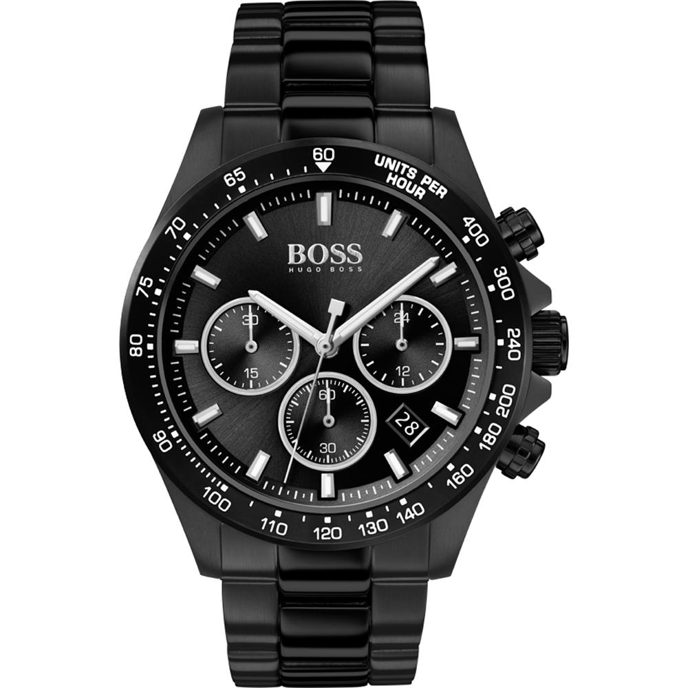 BOSS Hero Black Metal Men s Quartz Watch 1513754 чёрный