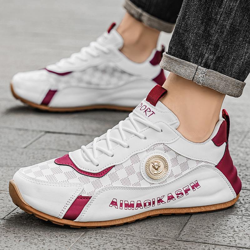 Lightweight Sporty Casual Shoes with Thick Soles and Soft Treads - Trendy Shoes That Are Versatile and Enhance Height for Men