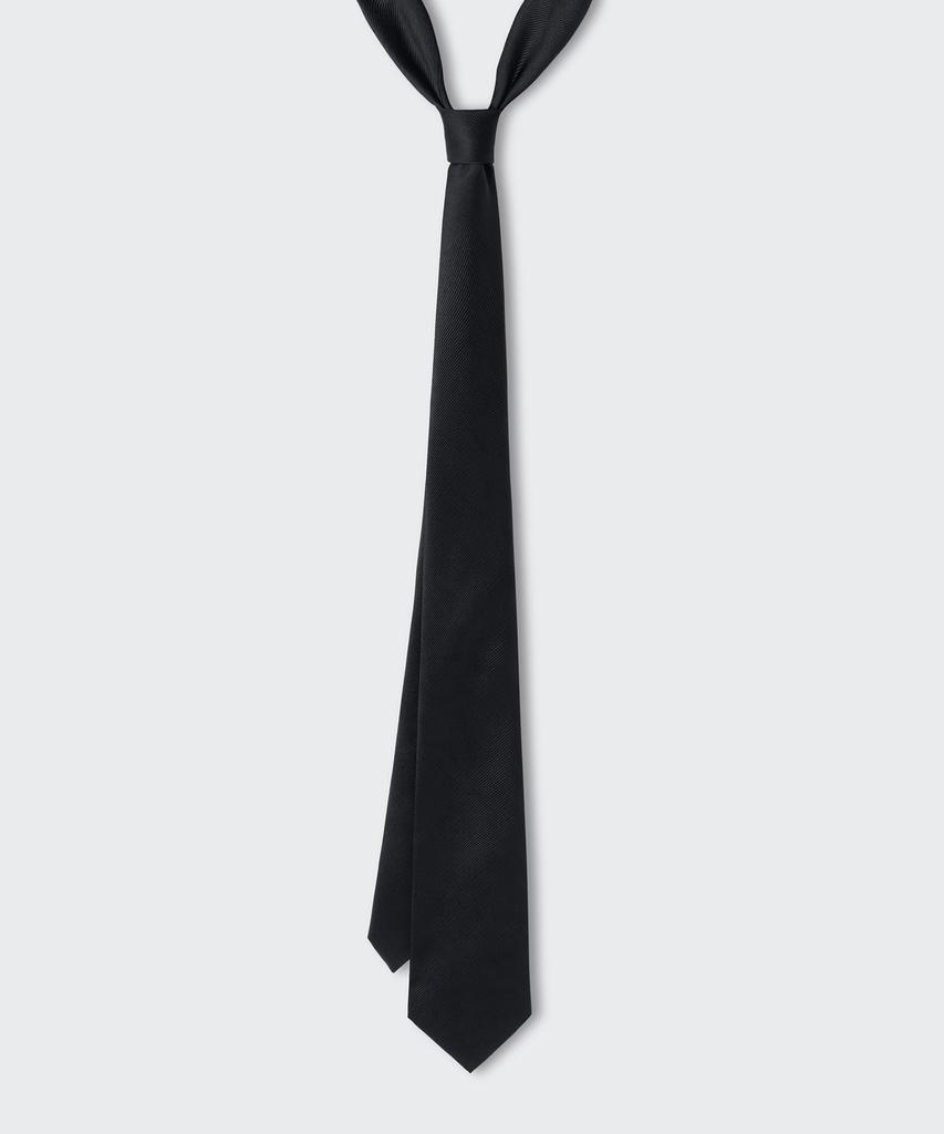 MUSINSA STANDARD Standard Solid Tie [Black]