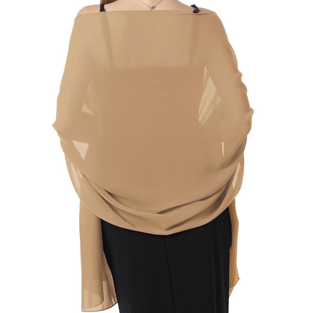 Women's Chiffon Evening Shawl and Wrap for Weddings and Bridesmaids