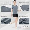 [Rovidorx] T-shirt Ladies Short Sleeve Sports Relaxing Tee Shirt Big Size Gym Wear Sport T-shirt Quick Drying Dry T-shirt Sportswear Running Training