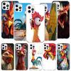 Henne Hahn Hühner Handyhülle für Apple iPhone 17 Air 16 15 Plus 14 + 13 Mini 12 11 Pro Max 7 8 SE 16Max Weiche Hülle Cover Coque
