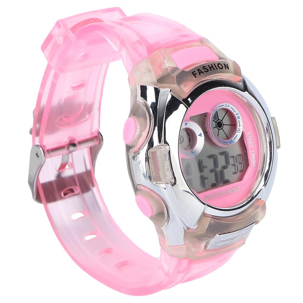 Kids Watch Multifunctional Outdoor Sports Digital Electronic Watches for ChildrenPink